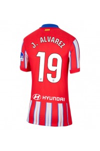 Atletico Madrid Julian Alvarez #19 Jalkapallovaatteet Naisten Kotipaita 2024-25 Lyhythihainen